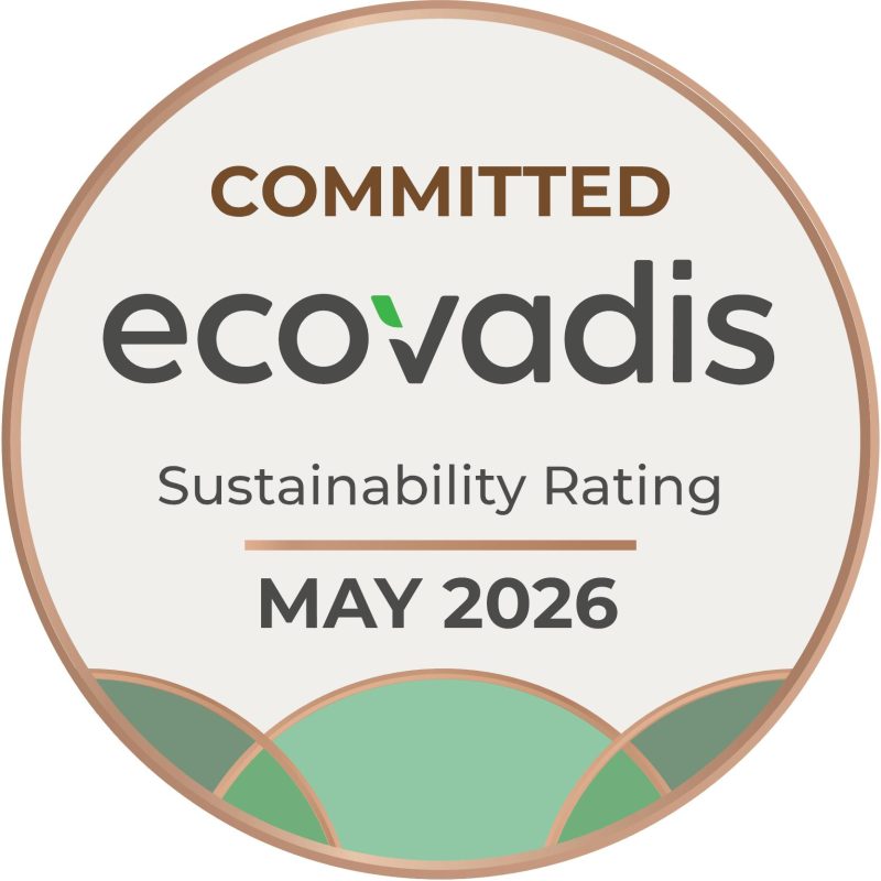Siamo Medaglia di Bronzo Ecovadis per la sostenibilità 2026